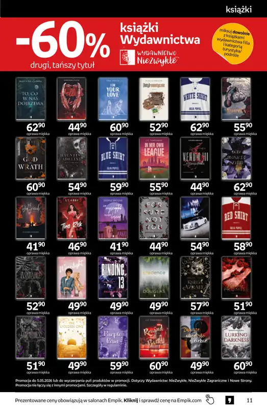 Empik - gazetka promocyjna Tom kultury: książki od środy 22.04 do wtorku 05.05 - strona 11
