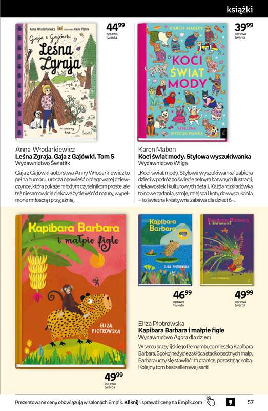 Empik - gazetka promocyjna Tom kultury: książki od środy 22.04 do wtorku 05.05 - strona 57
