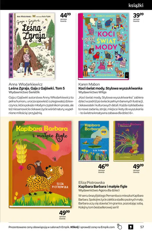 Empik - gazetka promocyjna Tom kultury: książki od środy 22.04 do wtorku 05.05 - strona 57