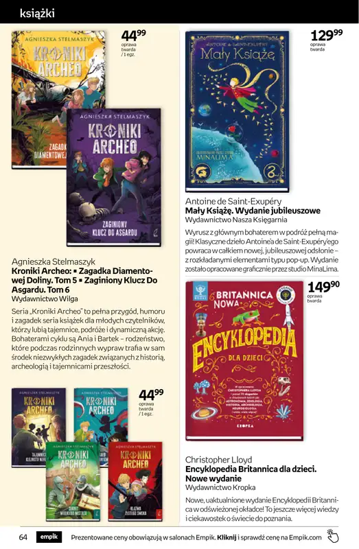 Empik - gazetka promocyjna Tom kultury: książki od środy 22.04 do wtorku 05.05 - strona 64