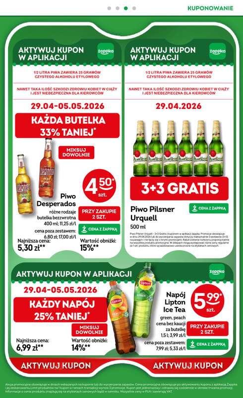 Żabka - gazetka promocyjna Gazetka od środy 22.04 do wtorku 05.05 - strona 40