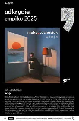 Empik - gazetka promocyjna Tom kultury: muzyka od środy 22.04 do wtorku 05.05 - strona 5