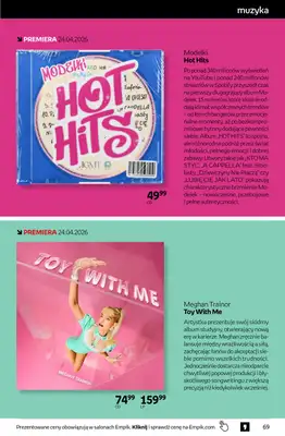 Empik - gazetka promocyjna Tom kultury: muzyka od środy 22.04 do wtorku 05.05 - strona 6