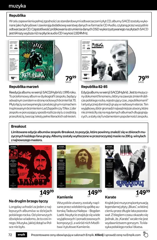 Empik - gazetka promocyjna Tom kultury: muzyka od środy 22.04 do wtorku 05.05 - strona 9