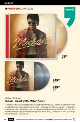 Empik - gazetka promocyjna Tom kultury: muzyka od środy 22.04 do wtorku 05.05 - strona 3