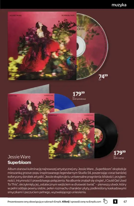 Empik - gazetka promocyjna Tom kultury: muzyka od środy 22.04 do wtorku 05.05 - strona 4