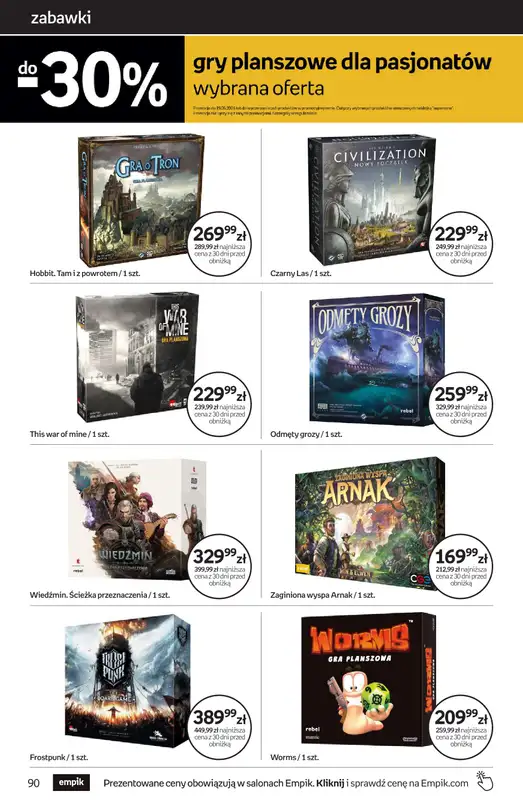 Empik - gazetka promocyjna Tom kultury: zabawki od środy 22.04 do wtorku 05.05 - strona 16