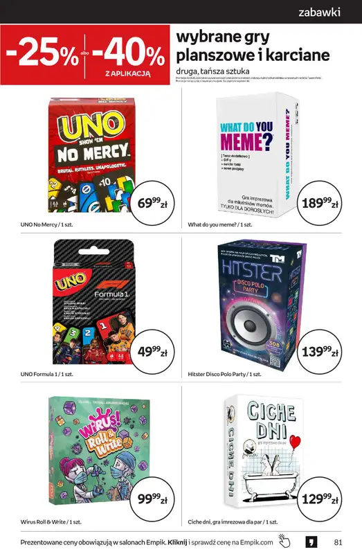 Empik - gazetka promocyjna Tom kultury: zabawki od środy 22.04 do wtorku 05.05 - strona 7