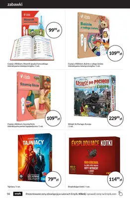 Empik - gazetka promocyjna Tom kultury: zabawki od środy 22.04 do wtorku 05.05 - strona 20
