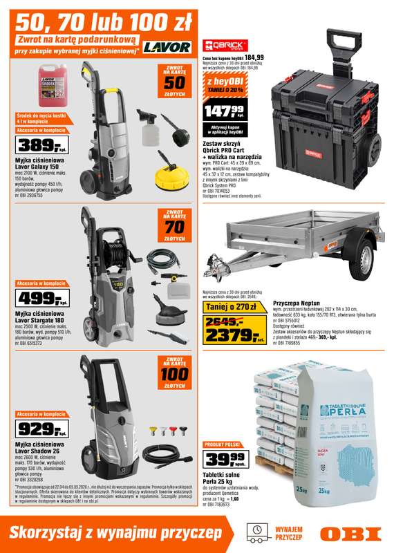 OBI - gazetka promocyjna Gazetka od środy 22.04 do wtorku 05.05 - strona 15