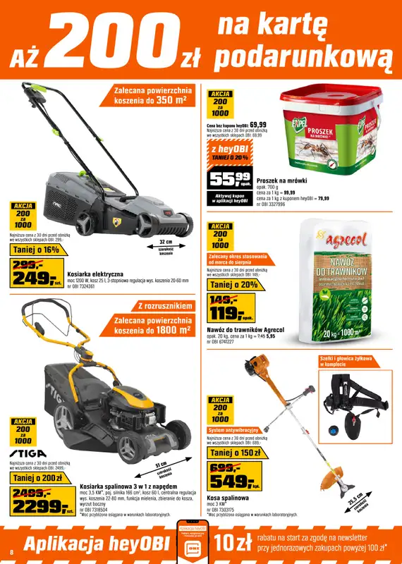 OBI - gazetka promocyjna Gazetka od środy 22.04 do wtorku 05.05 - strona 8