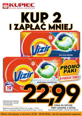 Kupiec - gazetka promocyjna Promopaki od środy 22.04 do wtorku 28.04 - strona 13