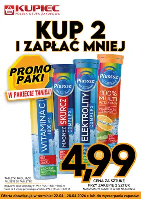 Kupiec - gazetka promocyjna Promopaki od środy 22.04 do wtorku 28.04 - strona 9