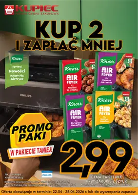 Kupiec - gazetka promocyjna Promopaki od środy 22.04 do wtorku 28.04 - strona 6