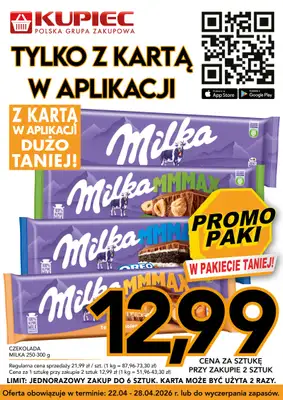 Kupiec - gazetka promocyjna Promopaki od środy 22.04 do wtorku 28.04 - strona 14