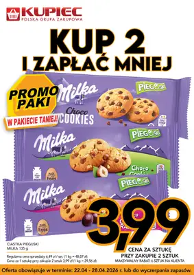 Kupiec - gazetka promocyjna Promopaki od środy 22.04 do wtorku 28.04 - strona 8