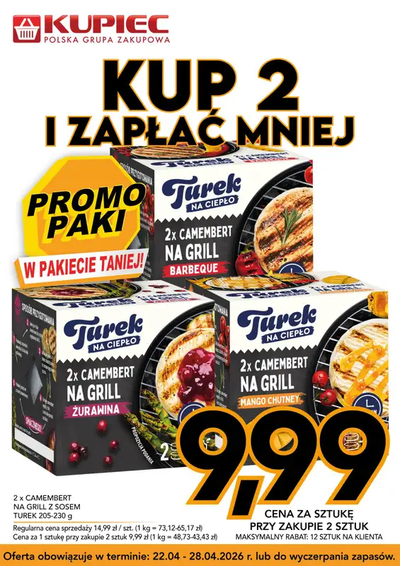 Kupiec - gazetka promocyjna Promopaki od środy 22.04 do wtorku 28.04 - strona 11