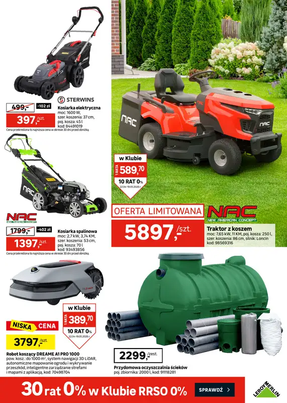 Leroy Merlin - gazetka promocyjna Gazetka od środy 22.04 do wtorku 19.05 - strona 9