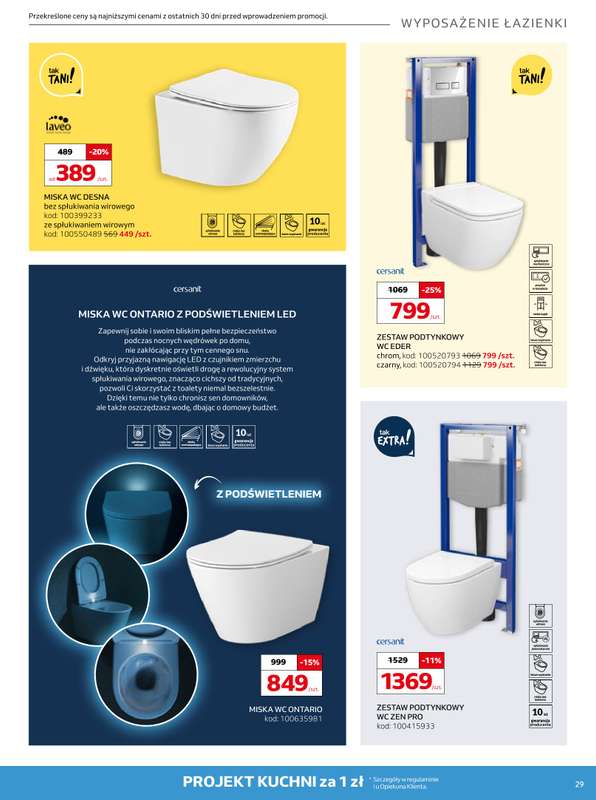 Komfort - gazetka promocyjna Gazetka od środy 22.04 do wtorku 19.05 - strona 29
