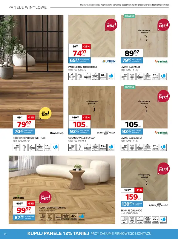 Komfort - gazetka promocyjna Gazetka od środy 22.04 do wtorku 19.05 - strona 16