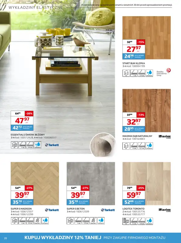 Komfort - gazetka promocyjna Gazetka od środy 22.04 do wtorku 19.05 - strona 20