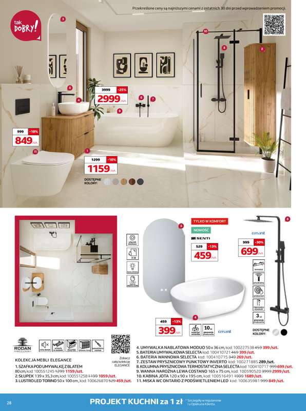 Komfort - gazetka promocyjna Gazetka od środy 22.04 do wtorku 19.05 - strona 28