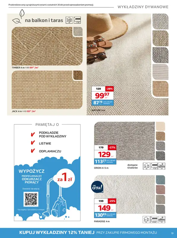 Komfort - gazetka promocyjna Gazetka od środy 22.04 do wtorku 19.05 - strona 19