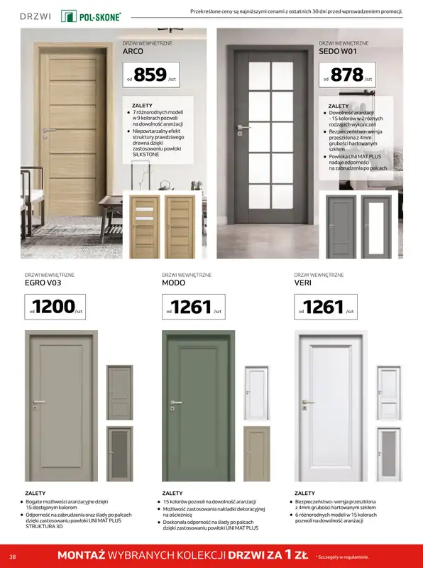 Komfort - gazetka promocyjna Gazetka od środy 22.04 do wtorku 19.05 - strona 38