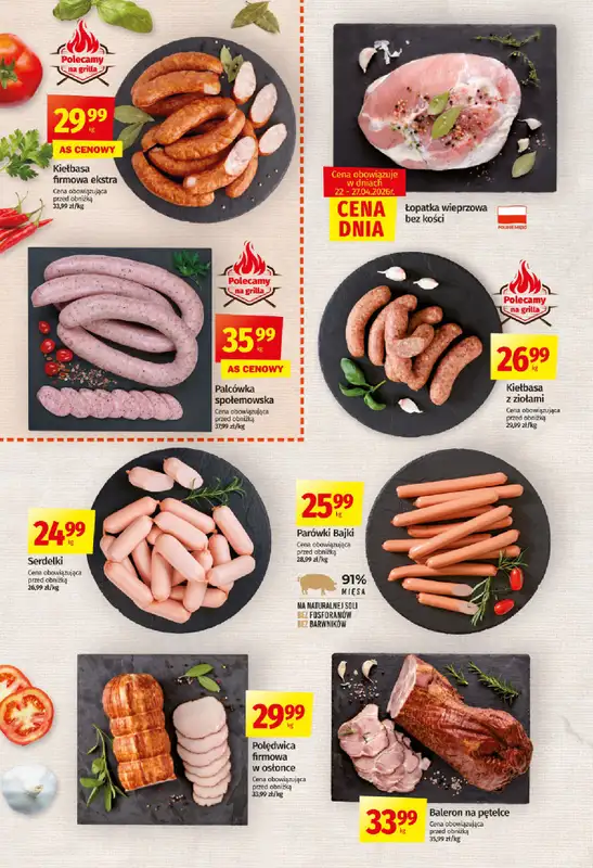 Społem - gazetka promocyjna Gazetka Społem Białystok od środy 22.04 do środy 13.05 - strona 4