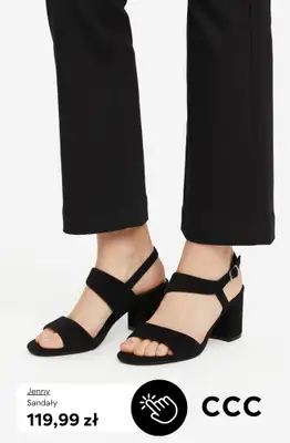 CCC - gazetka promocyjna Sandały na obcasie od 99,99 zł od środy 22.04  - strona 8