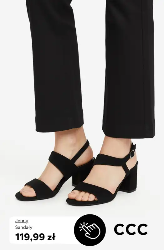 CCC - gazetka promocyjna Sandały na obcasie od 99,99 zł od środy 22.04  - strona 8
