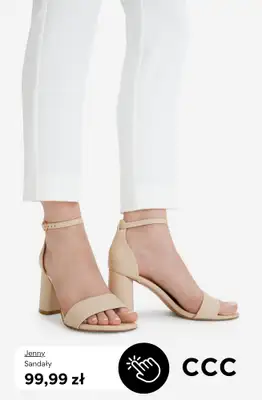 CCC - gazetka promocyjna Sandały na obcasie od 99,99 zł od środy 22.04  - strona 2