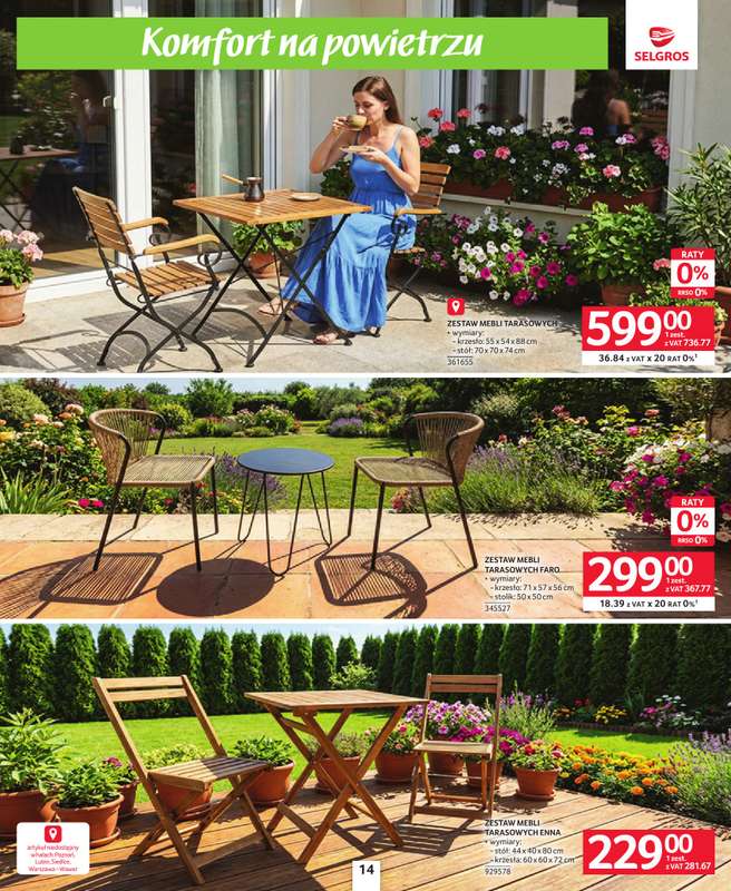 Selgros - gazetka promocyjna Katalog Majówka czas start! od czwartku 23.04 do środy 06.05 - strona 14