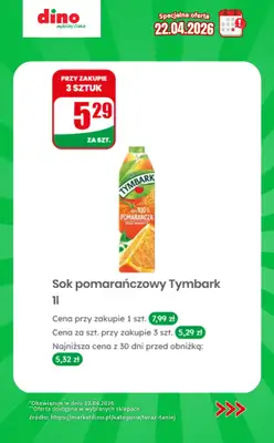 Dino - gazetka promocyjna Specjalna oferta na 22.04.2026 - promocje spoza gazetki od środy 22.04 do środy 22.04 - strona 9