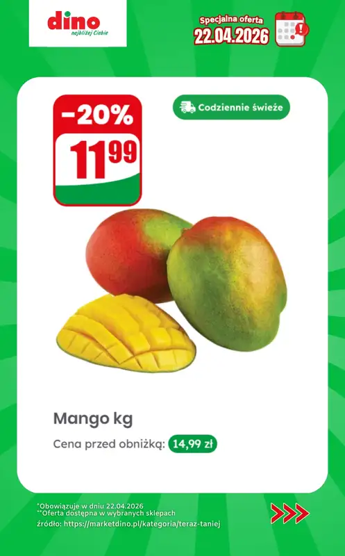 Dino - gazetka promocyjna Specjalna oferta na 22.04.2026 - promocje spoza gazetki od środy 22.04 do środy 22.04 - strona 5