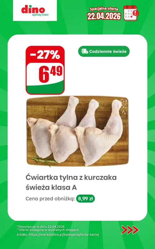 Dino - gazetka promocyjna Specjalna oferta na 22.04.2026 - promocje spoza gazetki od środy 22.04 do środy 22.04 - strona 2