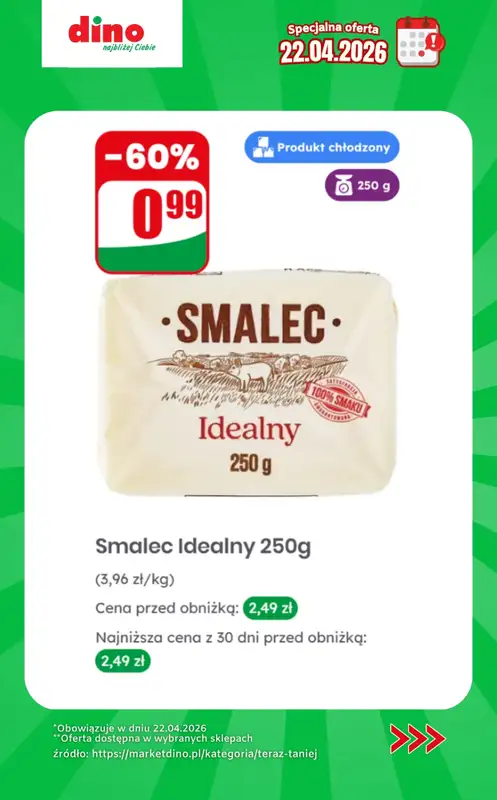 Dino - gazetka promocyjna Specjalna oferta na 22.04.2026 - promocje spoza gazetki od środy 22.04 do środy 22.04 - strona 6