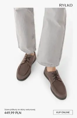 Ryłko - gazetka promocyjna Półbuty męskie od środy 22.04  - strona 5