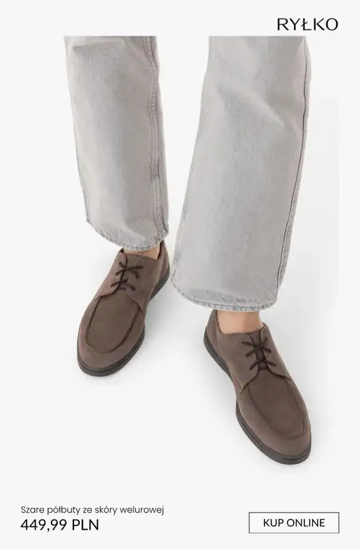 Ryłko - gazetka promocyjna Półbuty męskie od środy 22.04  - strona 5