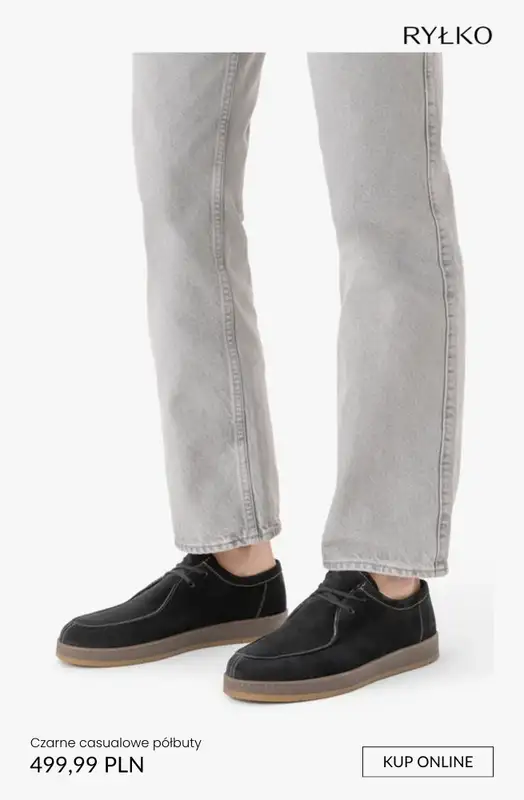Ryłko - gazetka promocyjna Półbuty męskie od środy 22.04  - strona 10