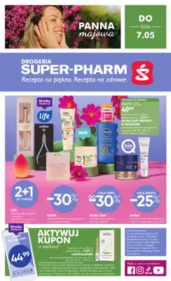 Super-Pharm - gazetka promocyjna Gazetka od piątku 24.04 do czwartku 07.05