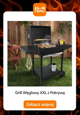 Majówka - gazetka promocyjna Temu | Grille i akcesoria na majówkę od środy 22.04  - strona 6