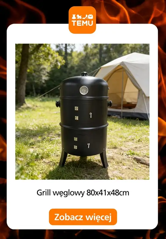 Majówka - gazetka promocyjna Temu | Grille i akcesoria na majówkę od środy 22.04  - strona 3