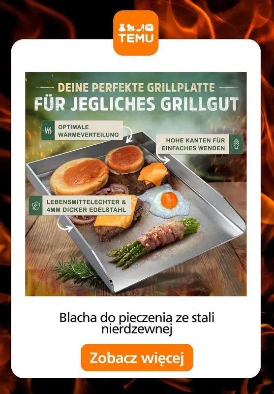 Majówka - gazetka promocyjna Temu | Grille i akcesoria na majówkę od środy 22.04  - strona 9