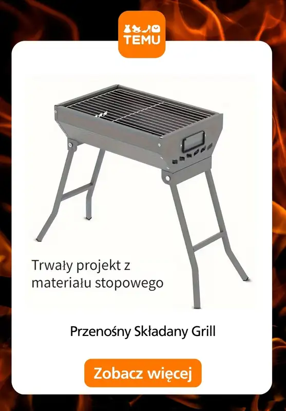 Majówka - gazetka promocyjna Temu | Grille i akcesoria na majówkę od środy 22.04  - strona 4