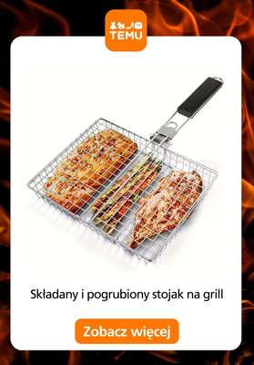 Majówka - gazetka promocyjna Temu | Grille i akcesoria na majówkę od środy 22.04  - strona 7