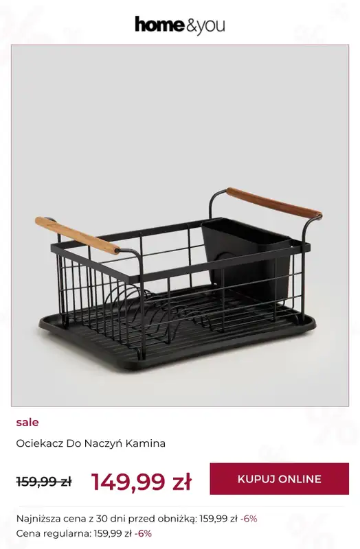 home&you - gazetka promocyjna SALE: kuchnia i jadalnia od środy 22.04 do czwartku 30.04 - strona 8