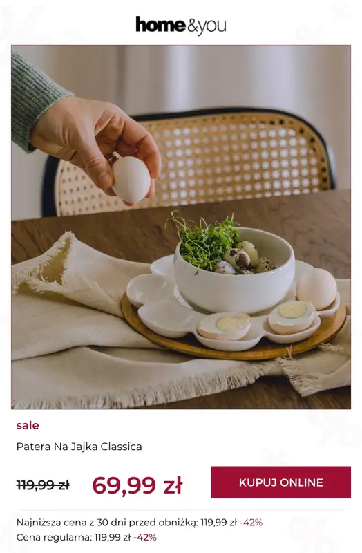 home&you - gazetka promocyjna SALE: kuchnia i jadalnia od środy 22.04 do czwartku 30.04 - strona 3