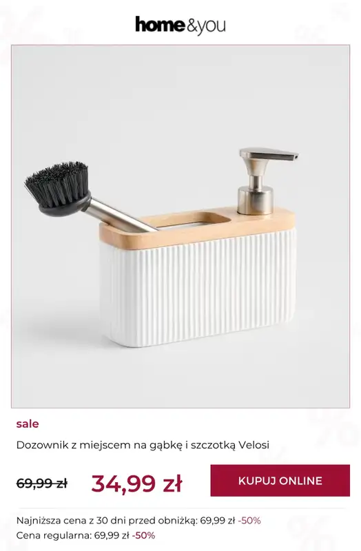 home&you - gazetka promocyjna SALE: kuchnia i jadalnia od środy 22.04 do czwartku 30.04 - strona 2