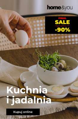 home&you - gazetka promocyjna SALE: kuchnia i jadalnia od środy 22.04 do czwartku 30.04